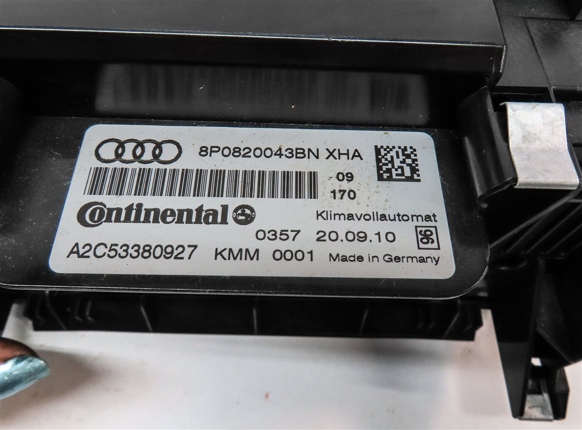 Thumbnail 7: 10-13 AUDI A3 (8P) FRONT HEATER A/C TEMPERATURE CLIMATE CONTROL (HEATED SEATS)