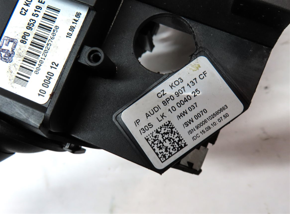 Thumbnail 6: 2009-2013 AUDI A3 (8P) STEERING COLUMN COMBO SWITCH (WIPER TURN SIGNAL CRUISE)