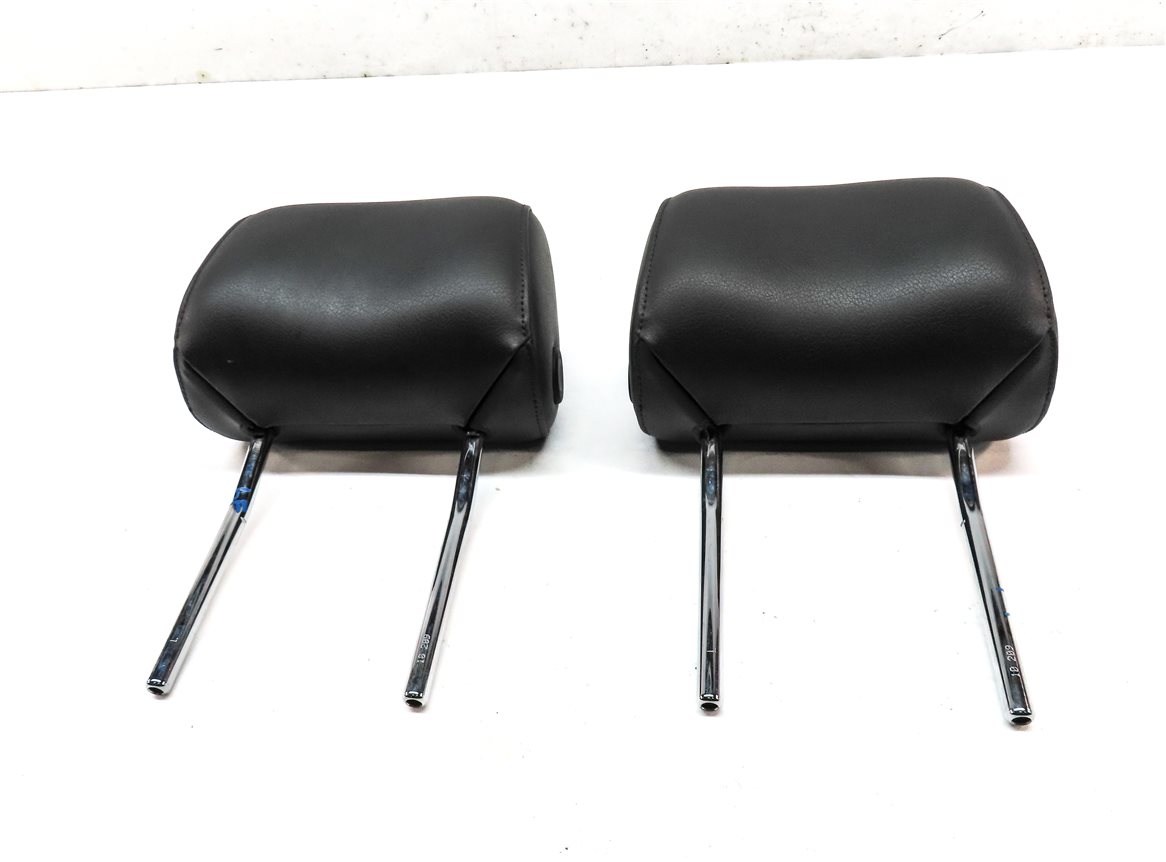 Thumbnail 2: 18-13 AUDI A3 8P FRONT LEFT DRIVER & RIGHT PASSENGER SEAT HEADREST SET2 (Black)
