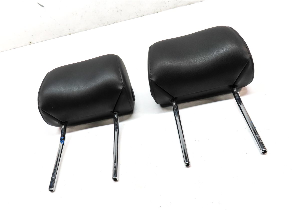 Thumbnail 3: 18-13 AUDI A3 8P FRONT LEFT DRIVER & RIGHT PASSENGER SEAT HEADREST SET2 (Black)