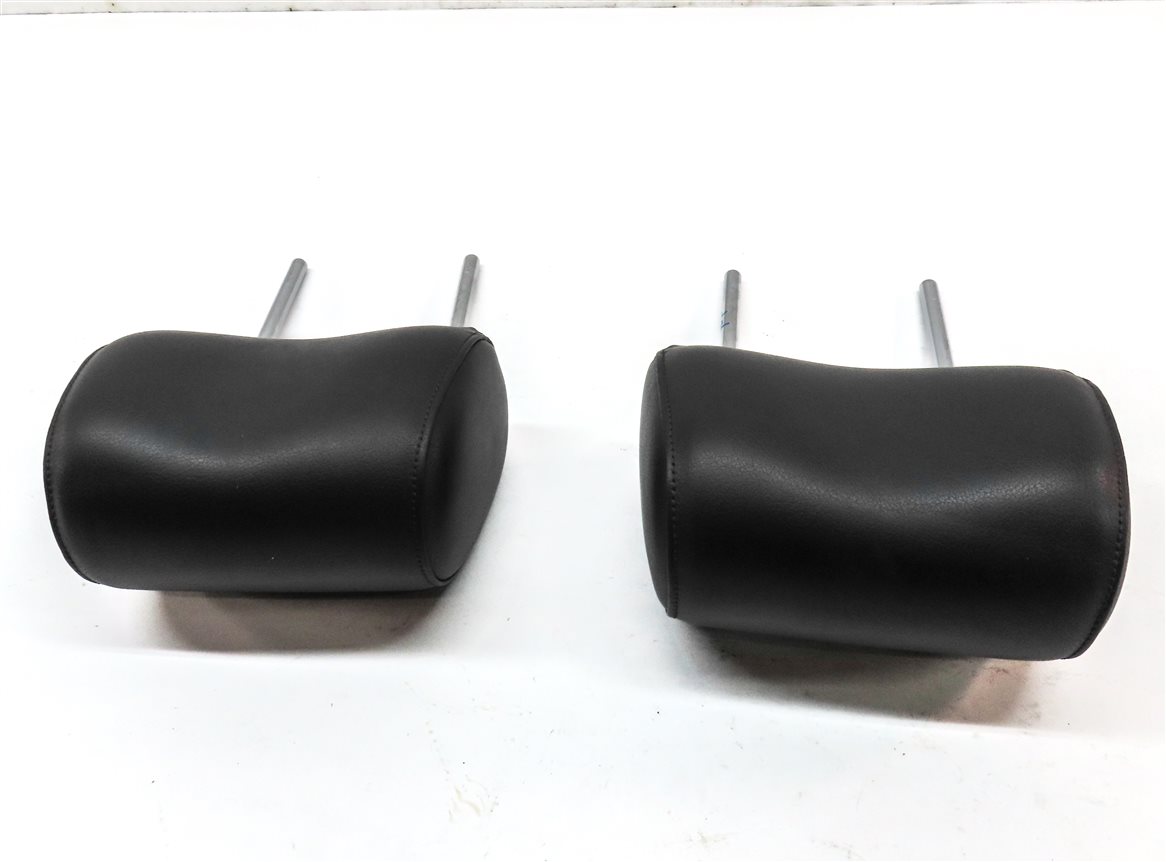 Thumbnail 4: 18-13 AUDI A3 8P FRONT LEFT DRIVER & RIGHT PASSENGER SEAT HEADREST SET2 (Black)