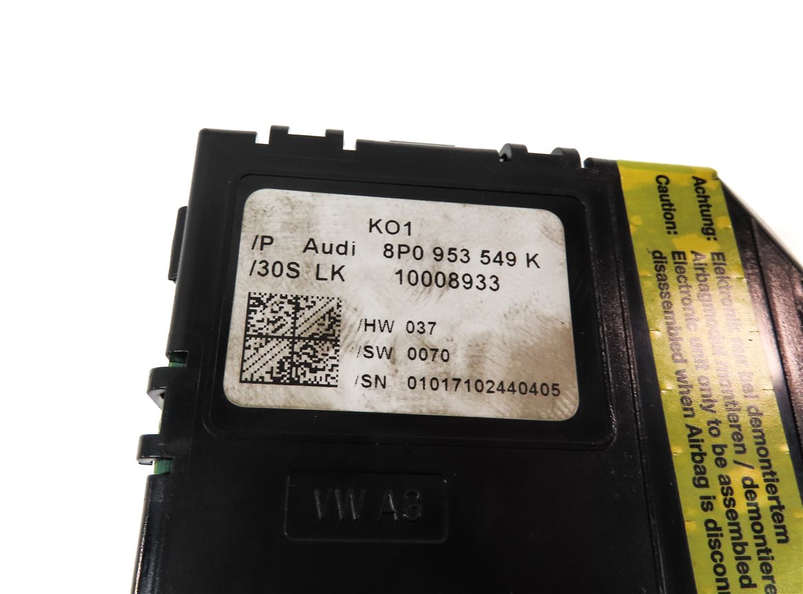 Thumbnail 4: 2011 AUDI A3 (8P) HATCHBACK STEERING ANGLE SENSOR CONTROL MODULE