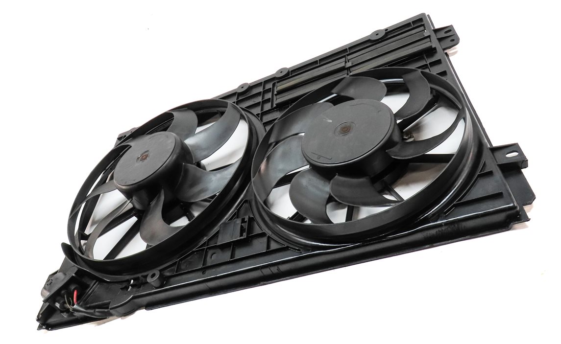 Thumbnail 3: 06-15 AUDI A3 TT 8P 8J 08 PASSAT 2.0L RADIATOR COOLING FAN SHROUD MOTOR ASSEMBLY