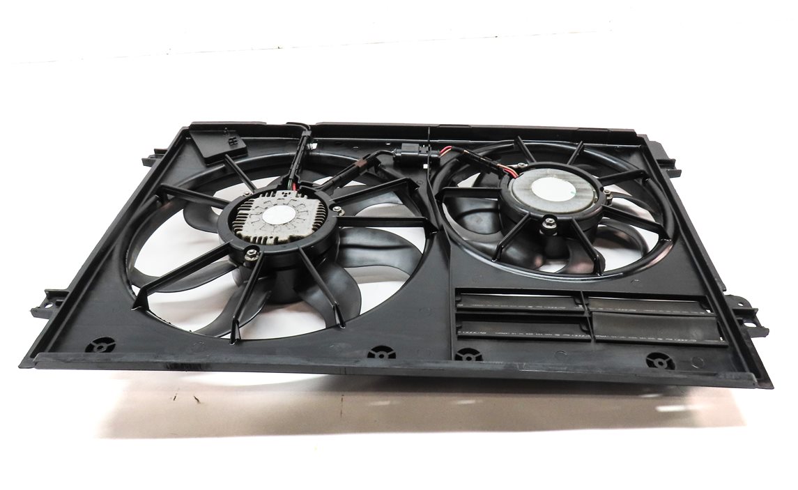 Thumbnail 6: 06-15 AUDI A3 TT 8P 8J 08 PASSAT 2.0L RADIATOR COOLING FAN SHROUD MOTOR ASSEMBLY
