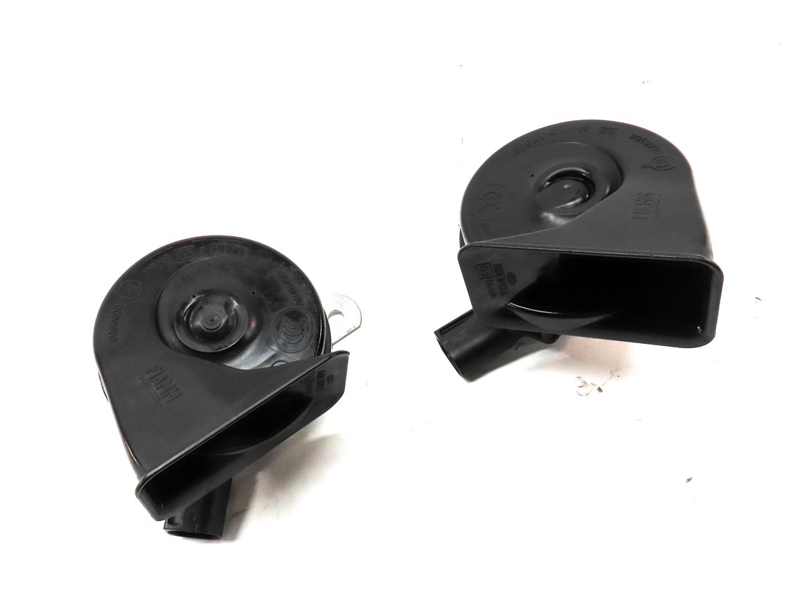 Thumbnail 3: 13-19 MERCEDES GL ML GLE GLS CLASS (W166 X166) HIGH & LOW TONE SAFETY HORN SET-2