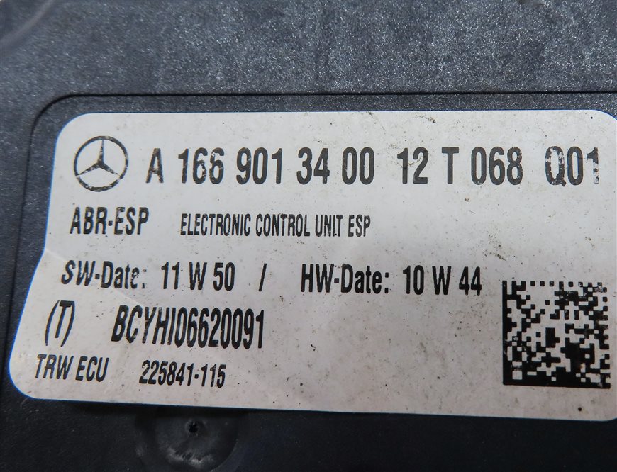 Thumbnail 6: 2012-2013 MERCEDES GL ML CLASS (W166 X166) ABS ANTI LOCK BRAKE PUMP w/ MODULE