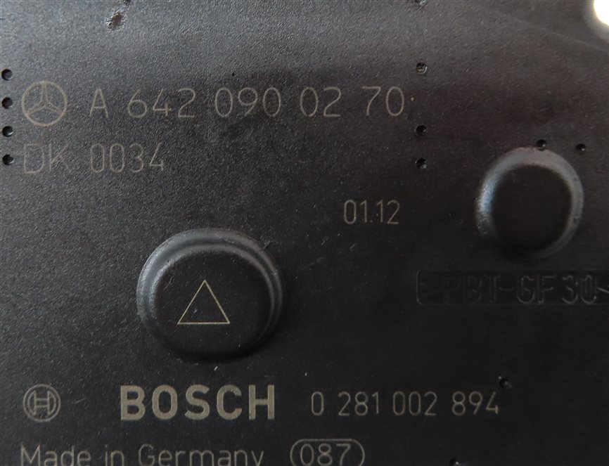 Thumbnail 6: 07-16 MB E320 E350 GL320 GL350 GLE350D ML320 ML350 R320 - DIESEL THROTTLE BODY