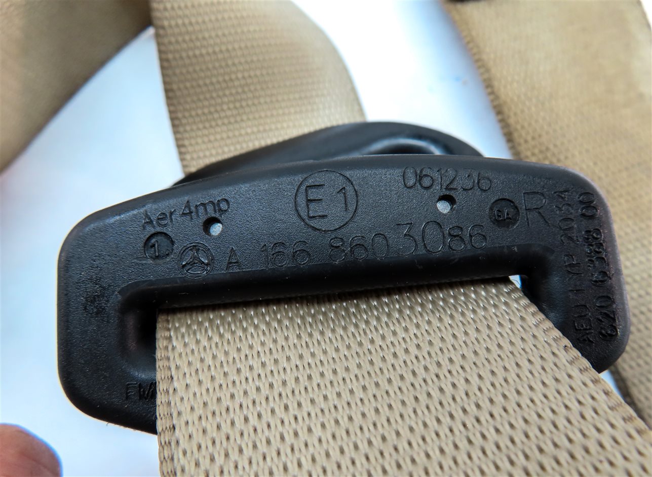 Thumbnail 5: 2012 MERCEDES ML350 (W166) REAR RIGHT SEATBELT SEAT BELT RETRACTOR (Beige)