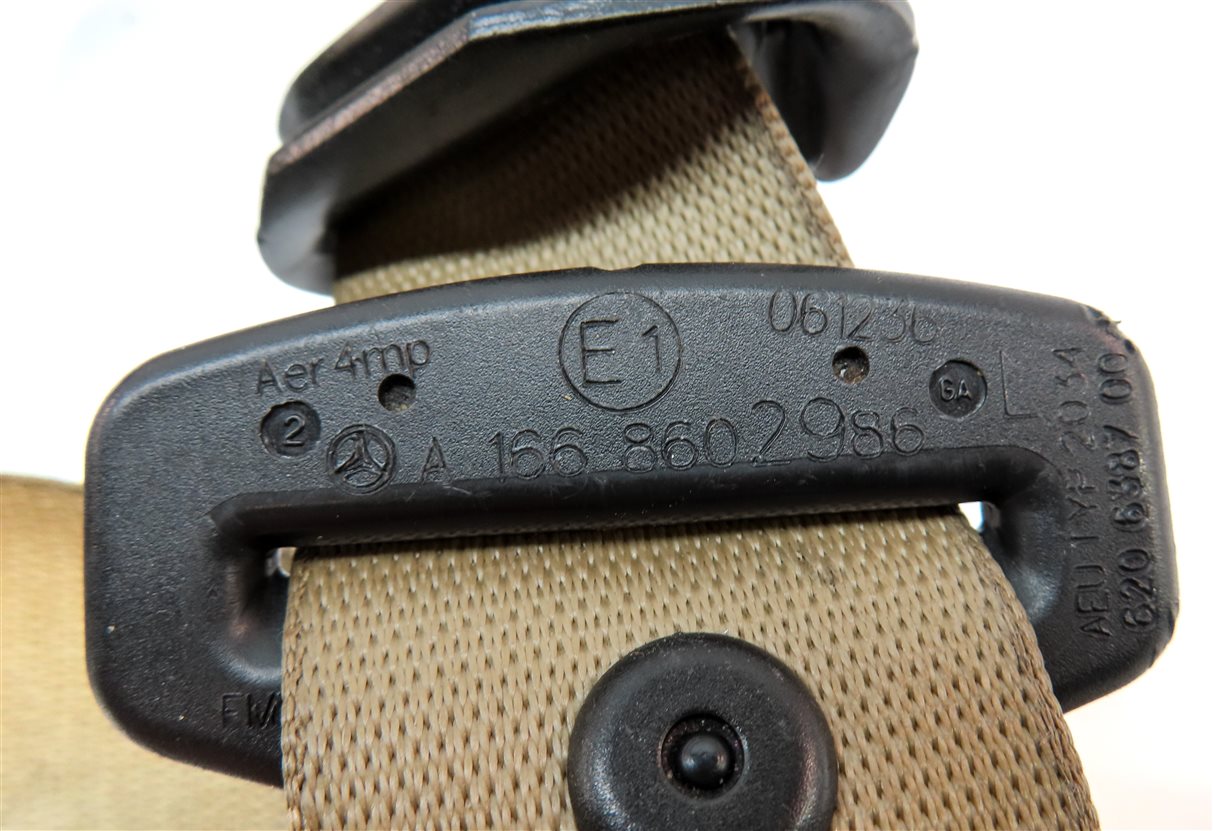 Thumbnail 5: 2012 MERCEDES ML350 (W166) REAR LEFT SEATBELT SEAT BELT RETRACTOR (Beige)
