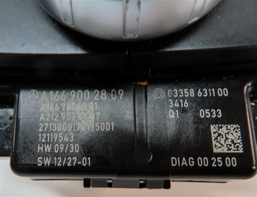 Thumbnail 6: 2012 MERCEDES ML350 (W166) RADIO STEREO NAVIGATION MEDIA CONTROL KNOB & BUTTONS