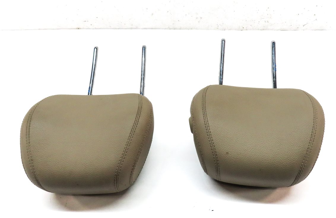 Thumbnail 4: 12-13 MERCEDES ML GL (X166 W166) FRONT LEFT & RIGHT SEAT HEADREST SET (BEIGE)