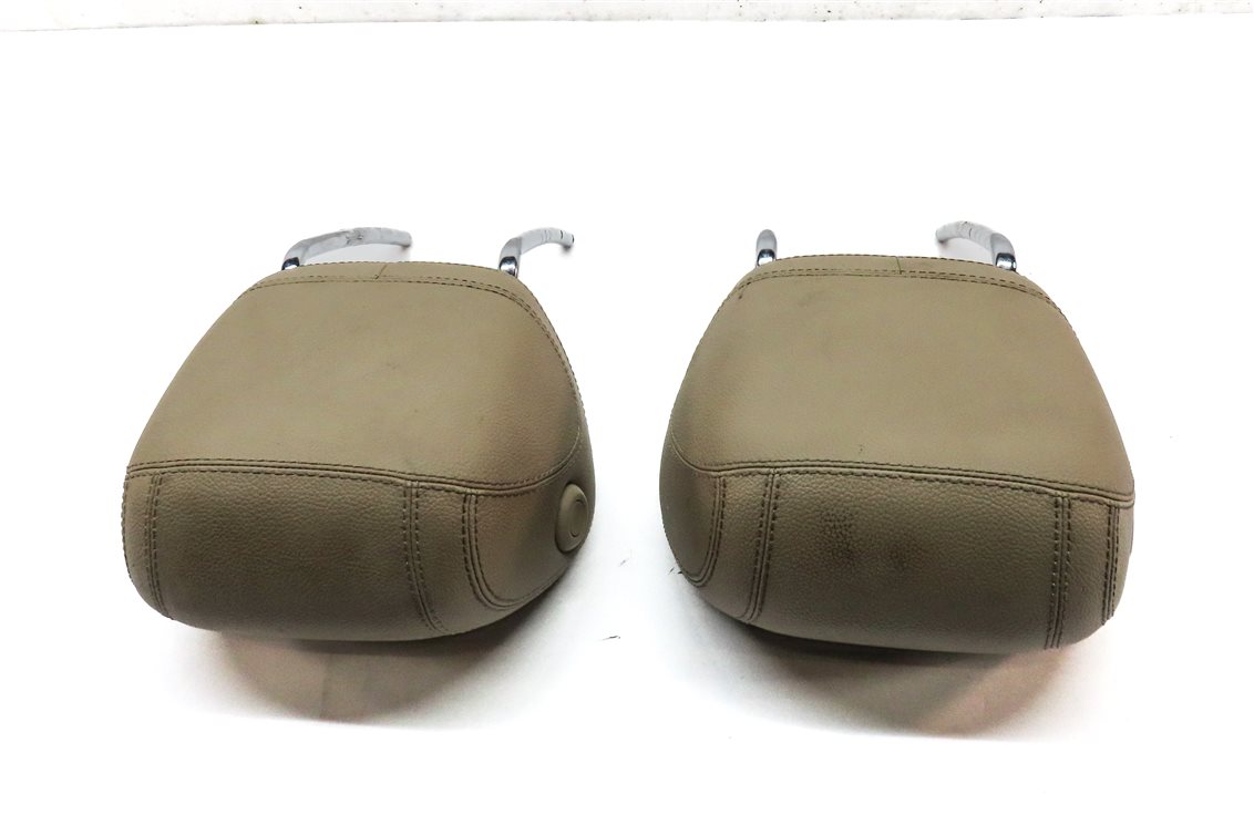 Thumbnail 5: 12-13 MERCEDES ML GL (X166 W166) FRONT LEFT & RIGHT SEAT HEADREST SET (BEIGE)