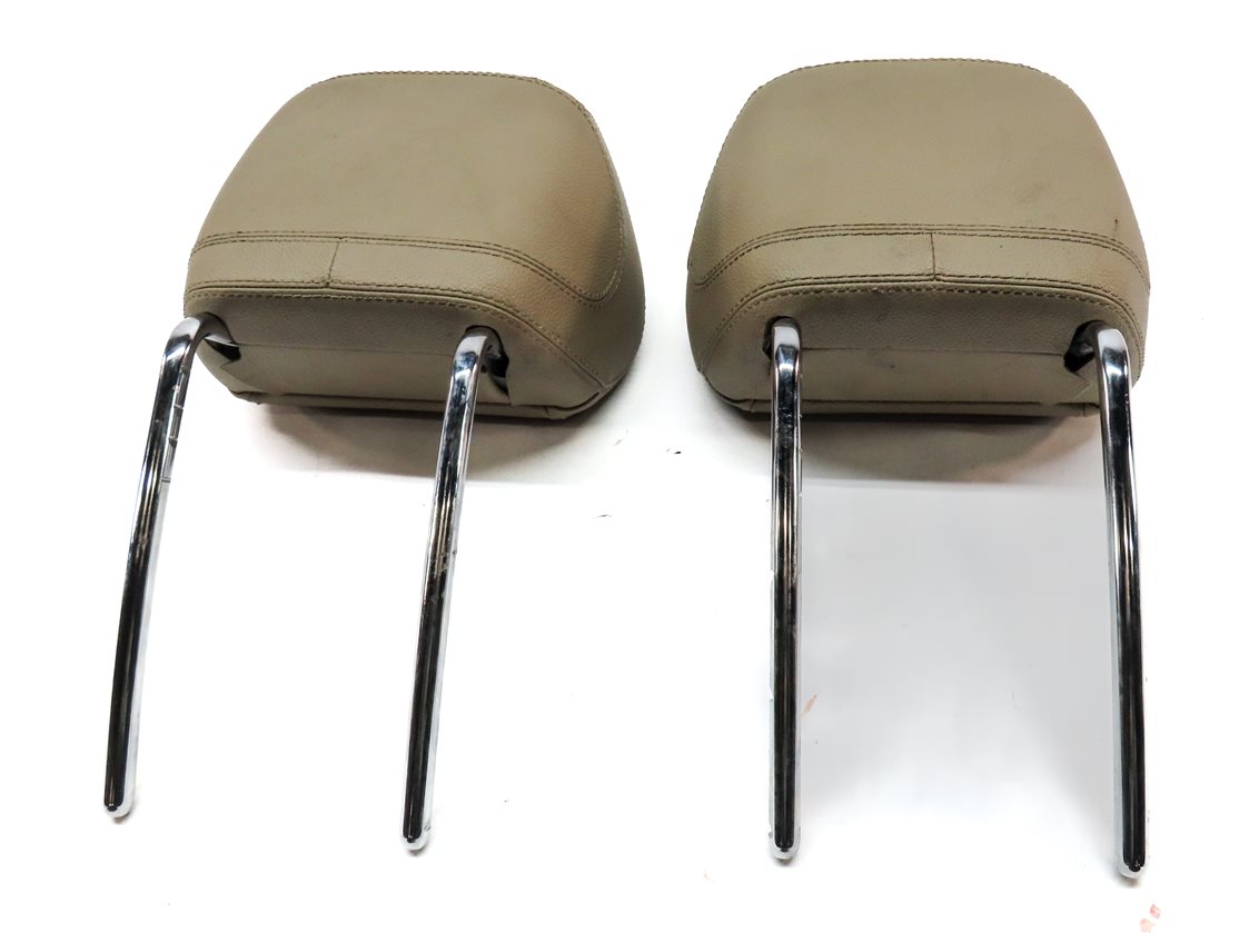 Thumbnail 6: 12-13 MERCEDES ML GL (X166 W166) FRONT LEFT & RIGHT SEAT HEADREST SET (BEIGE)