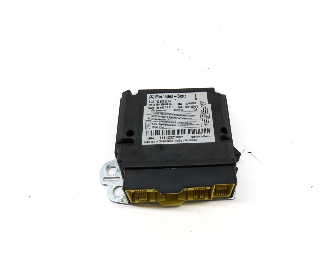Thumbnail 2: 12-15 MERCEDES G550 G63 GL350 GL450 GL550 ML350 ML550 (X166 W166) SRS BAG MODULE