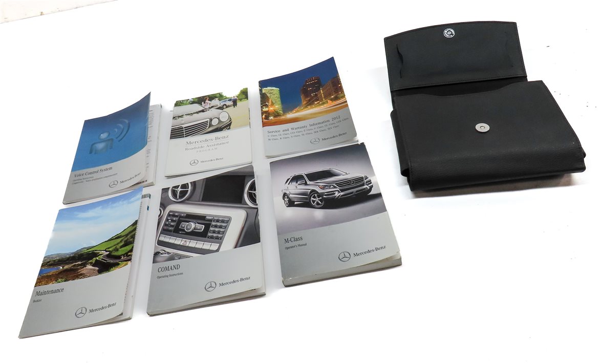 Thumbnail 3: 2012 MERCEDES ML350 (W166) 3.0L DIESEL OWNERS MANUAL BOOKLET SET 6 w/ CARRY CASE