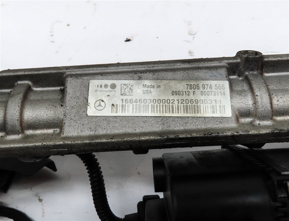 Thumbnail 5: 2012 MERCEDES ML350 ML550 (W166) POWER STEERING GEAR RACK & PINION ASSEMBLY