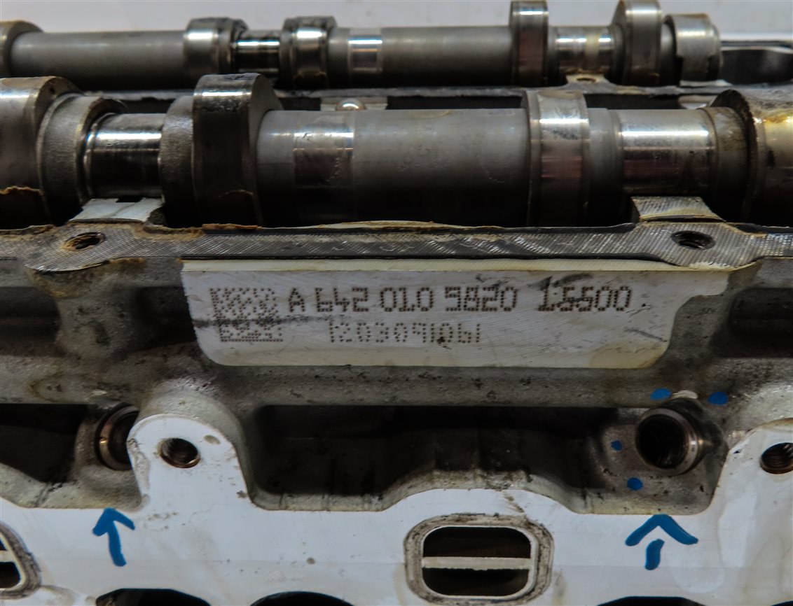 Thumbnail 14: 12-15 MERCEDES GL350 ML350 S350 (W166 X166 W221) 3.0L DIESEL RIGHT CYLINDER HEAD