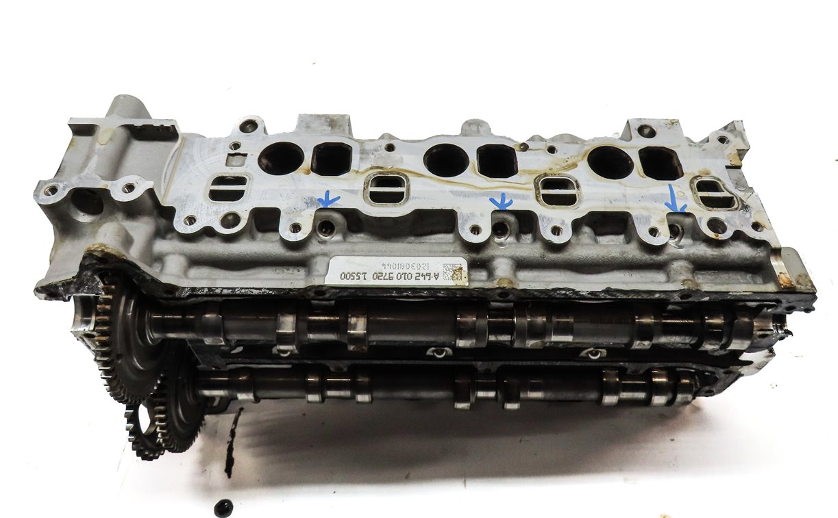Thumbnail 10: 12-15 MERCEDES GL350 ML350 S350 (W166 X166 W221) 3.0L DIESEL LEFT CYLINDER HEAD