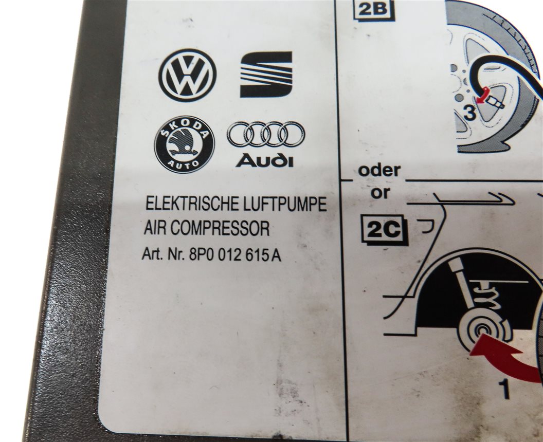 Thumbnail 4: 2012 AUDI Q7 (4L) EMERGENCY ROADSIDE FLAT TIRE AIR COMPRESSOR INFLATOR