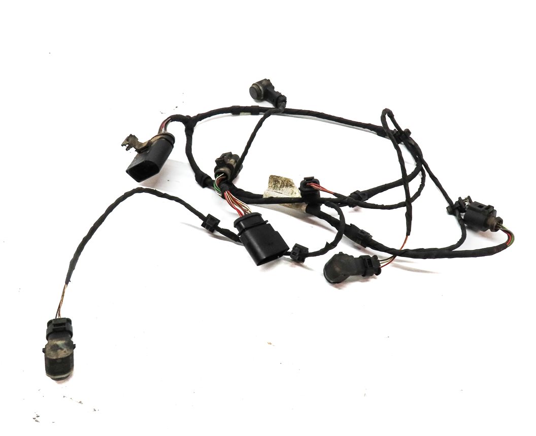 Thumbnail 1: 2012 AUDI Q7 (4L) REAR PARK ASSIST PDC SENSOR SET4 (Grey) & WIRE WIRING HARNESS