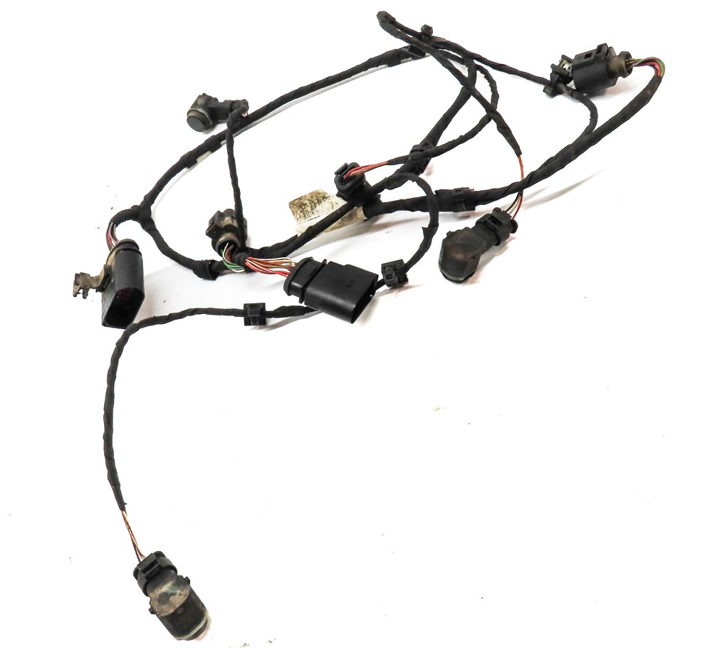 Thumbnail 3: 2012 AUDI Q7 (4L) REAR PARK ASSIST PDC SENSOR SET4 (Grey) & WIRE WIRING HARNESS