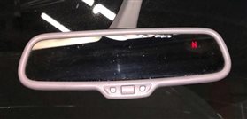 Thumbnail 2: 2010-2015 AUDI Q7 (4L) INTERIOR AUTODIM REAR VIEW MIRROR w/ COMPASS (Grey)