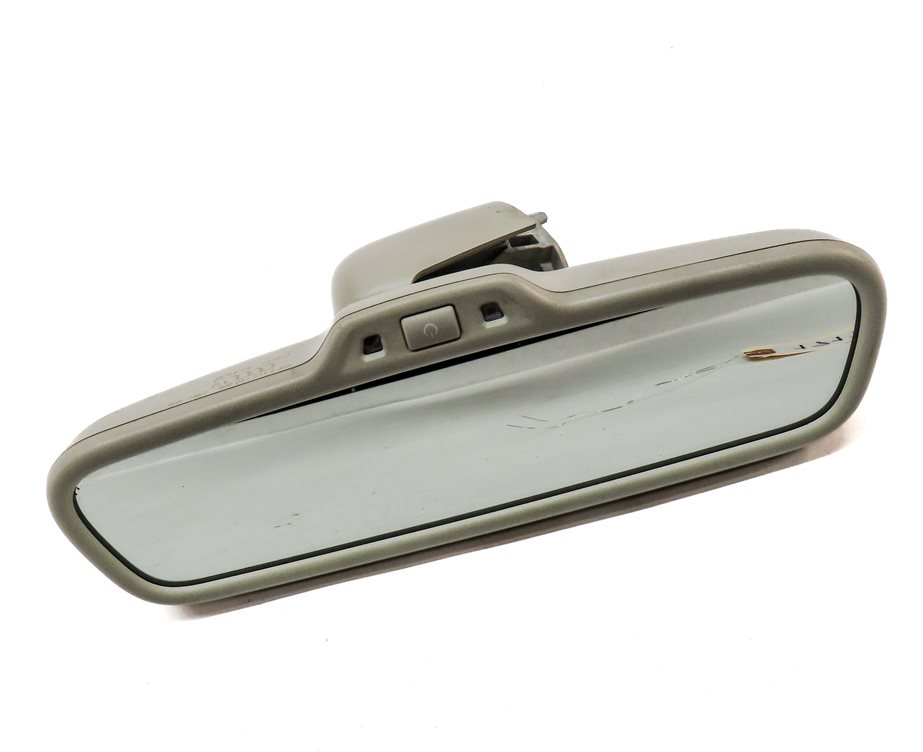 Thumbnail 4: 2010-2015 AUDI Q7 (4L) INTERIOR AUTODIM REAR VIEW MIRROR w/ COMPASS (Grey)