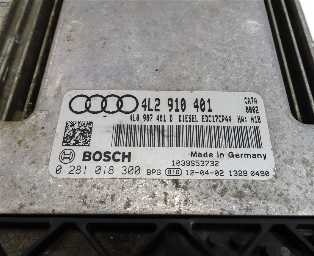 Thumbnail 15: 2012 AUDI Q7 (4L) 3.0L CATA TDI DIESEL ENGINE ECM BCM IMMOBILIZER MODULE KEY SET