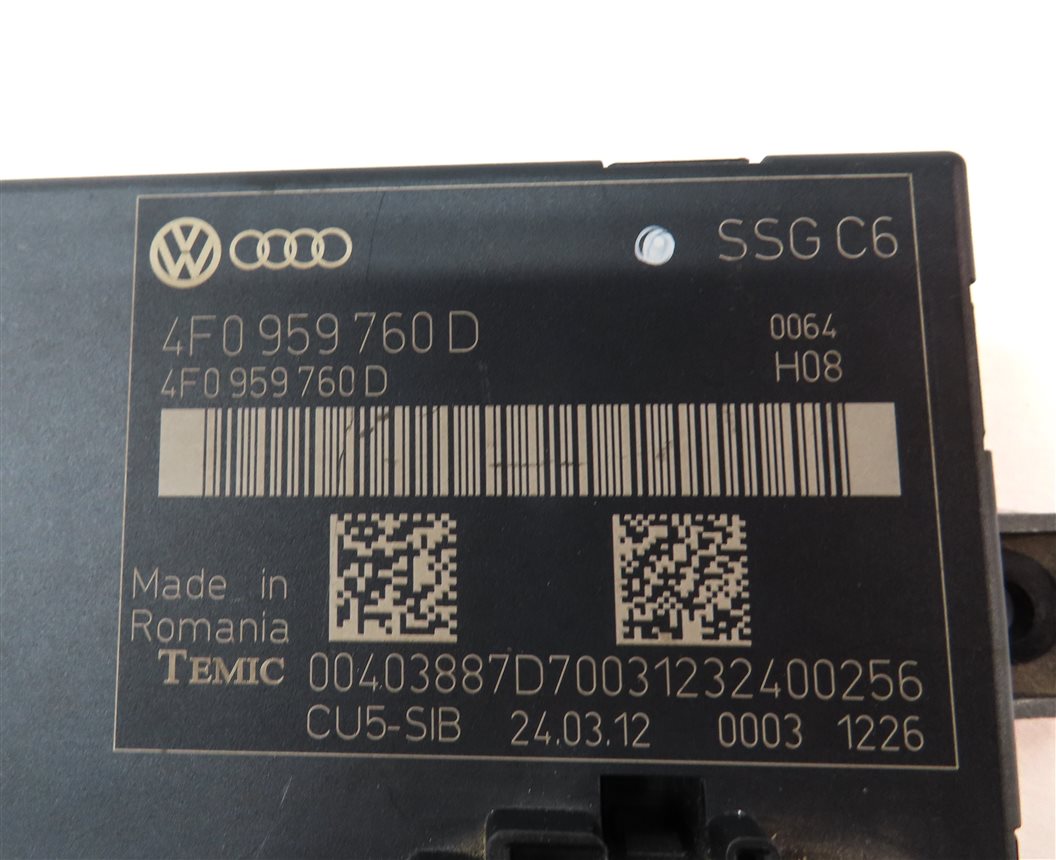 Thumbnail 4: 2005-2015 AUDI A6 S6 Q7 (C6 4L) LEFT FRONT DRIVER MEMORY SEAT CONTROL MODULE