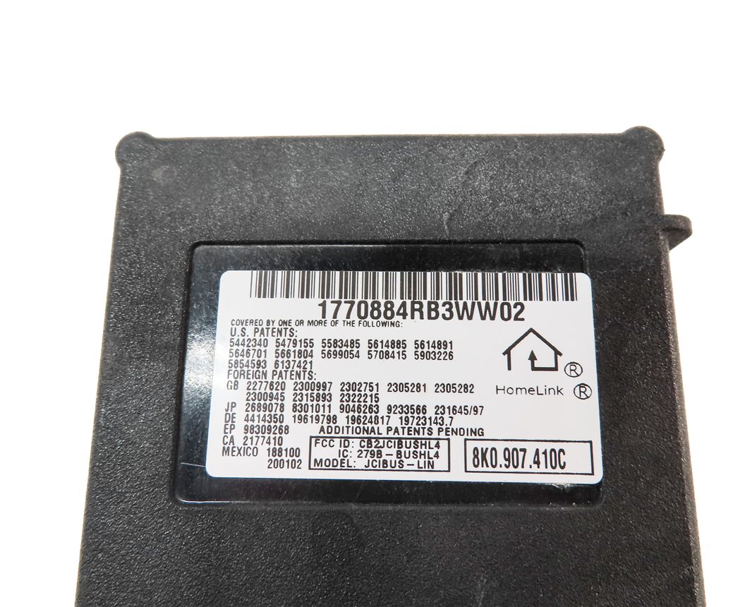 Thumbnail 6: 2008-2012 AUDI A4 S4 A5 Q5 Q7 (B8 8K 8T 8R 4L) HOMELINK GARAGE DOOR GATE MODULE