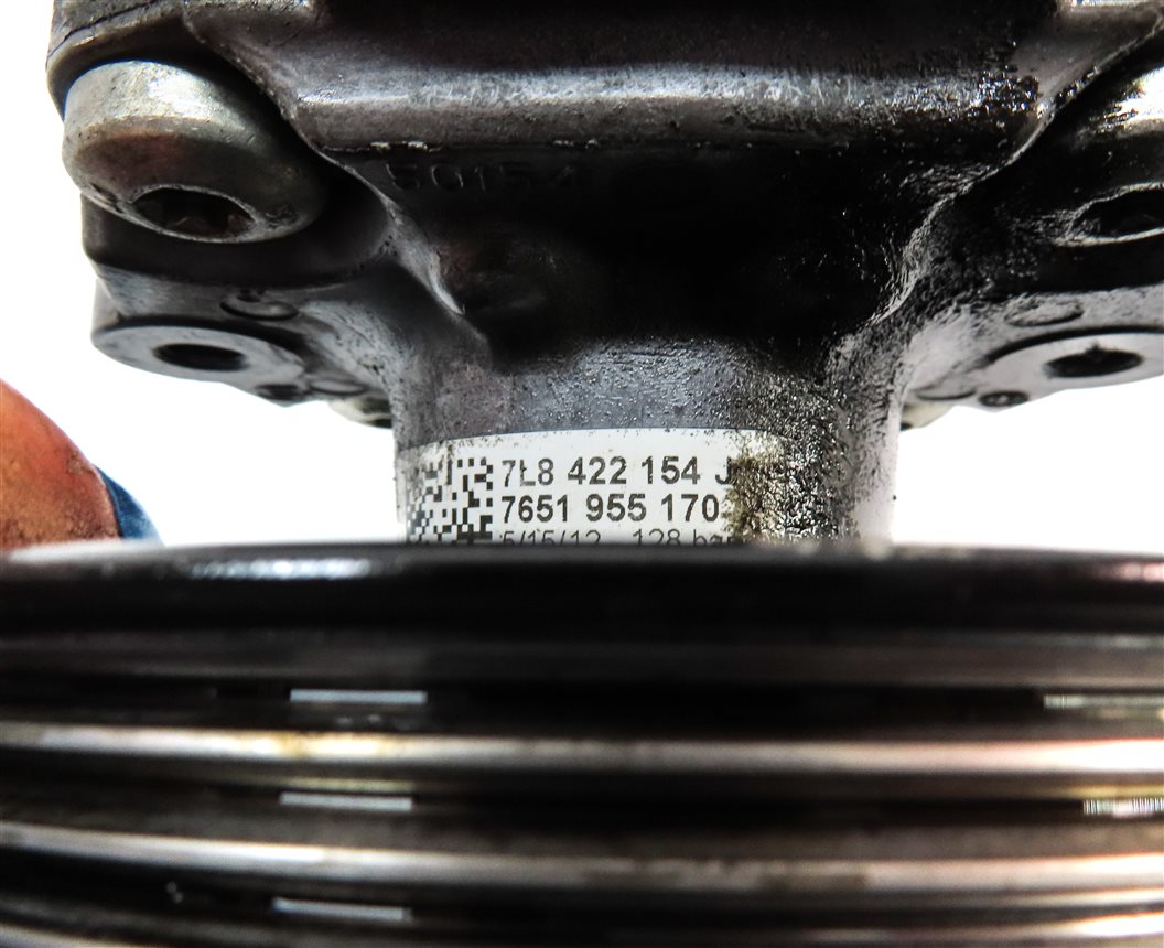 Thumbnail 7: 11-15 AUDI Q7 (4L) 3.0L CATA TURBO DIESEL ENGINE - POWER STEERING OIL FLUID PUMP