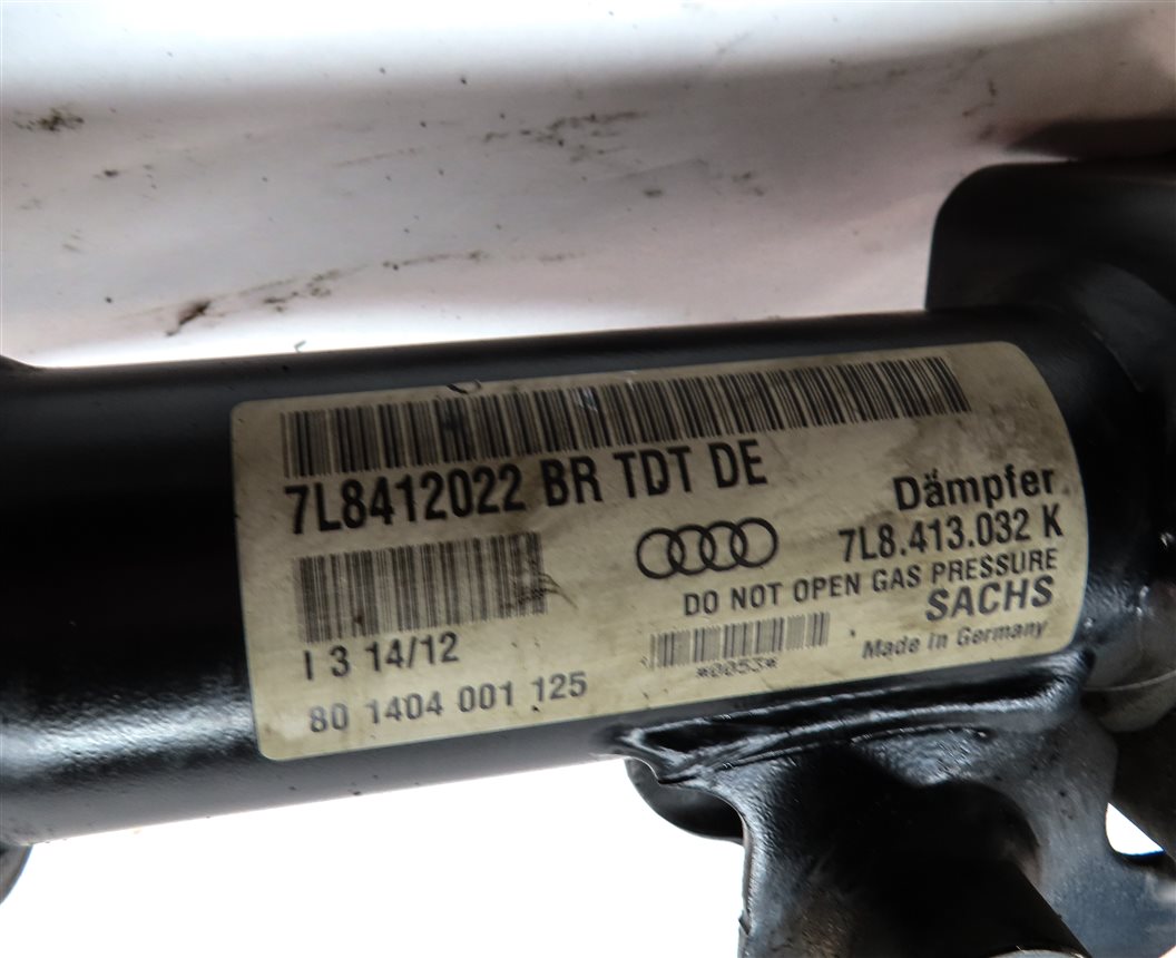 Thumbnail 8: 2007-2015 AUDI Q7 (4L) FRONT LEFT & RIGHT SHOCK STRUT SET-2 (COMFORT SUSPENSION)