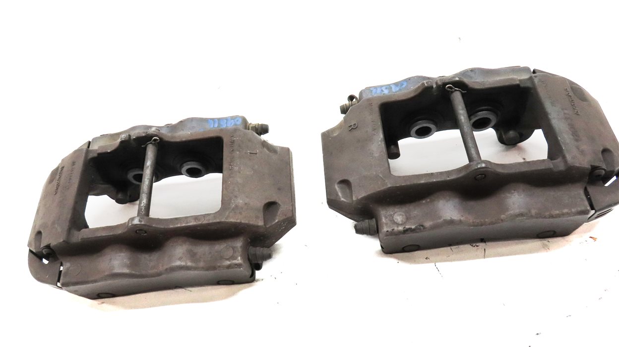 Thumbnail 2: 04-15 VW TOUAREG AUDI Q7 4L REAR LEFT & RIGHT ABS DISC BRAKE CALIPER SET2 BREMBO