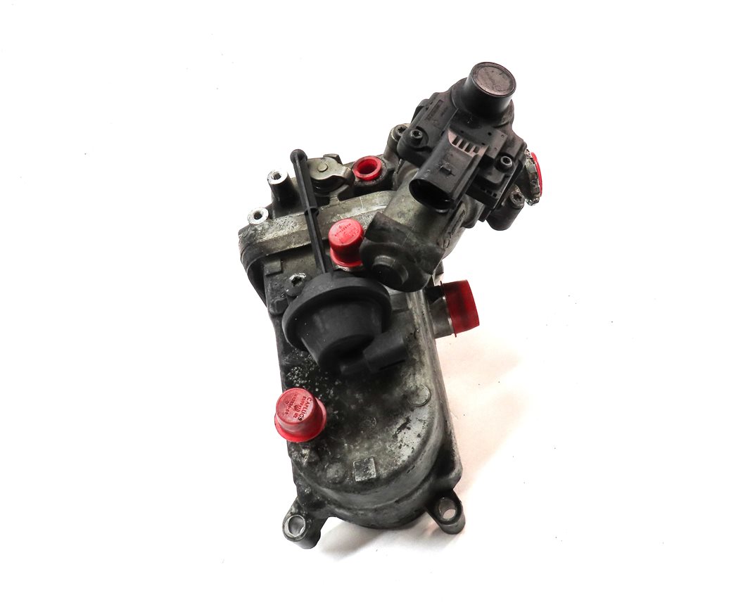 Thumbnail 1: 2012 AUDI Q7 (4L) 3.0L DIESEL (CATA) ENGINE EGR COOLER w/ ACTUATOR