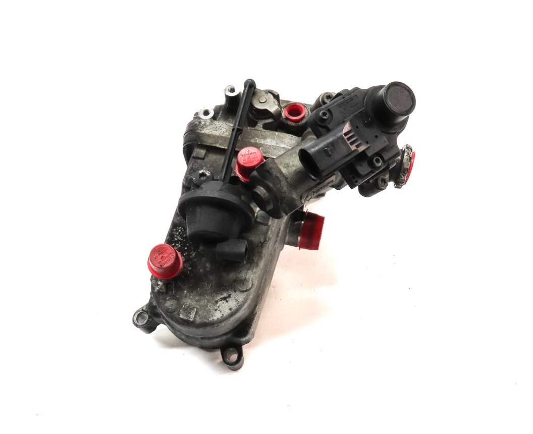 Thumbnail 2: 2012 AUDI Q7 (4L) 3.0L DIESEL (CATA) ENGINE EGR COOLER w/ ACTUATOR