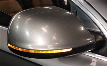Thumbnail 2: 2010-2012 AUDI Q7 (4L) RIGHT PASSENGER P-FOLD AUTODIM MEMORY DOOR MIRROR (Grey)