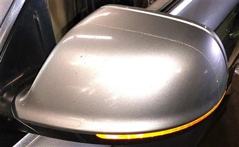 Thumbnail 2: 2010-2012 AUDI Q7 (4L) LEFT DRIVER P-FOLD AUTODIM MEMORY DOOR MIRROR (Grey)