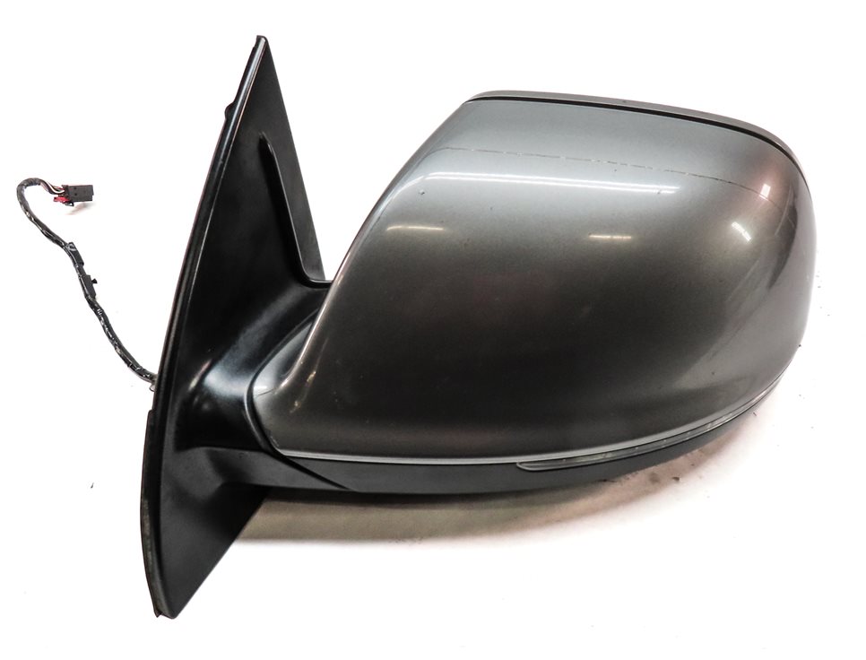 Thumbnail 6: 2010-2012 AUDI Q7 (4L) LEFT DRIVER P-FOLD AUTODIM MEMORY DOOR MIRROR (Grey)