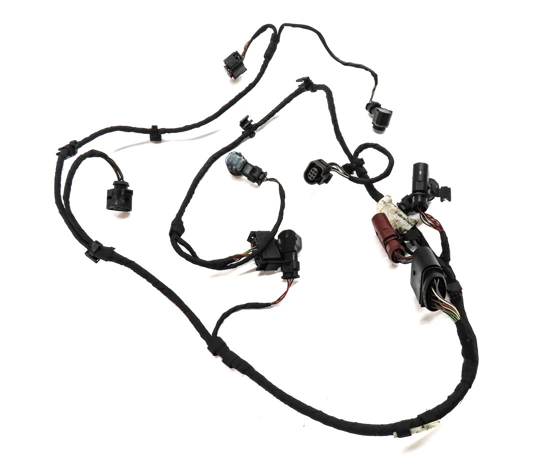 Thumbnail 1: 2015 AUDI Q7 PRESTIGE (4L) REAR PARK ASSIST PDC SENSOR SET/4 w/ HARNESS (Grey)