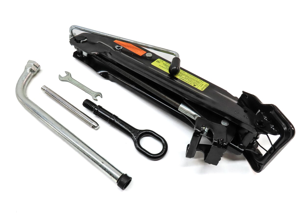 Thumbnail 1: 2013-2015 AUDI Q7 (4L) EMERGENCY SPARE TIRE CAR LIFT JACK LUG WRENCH TOOL KIT