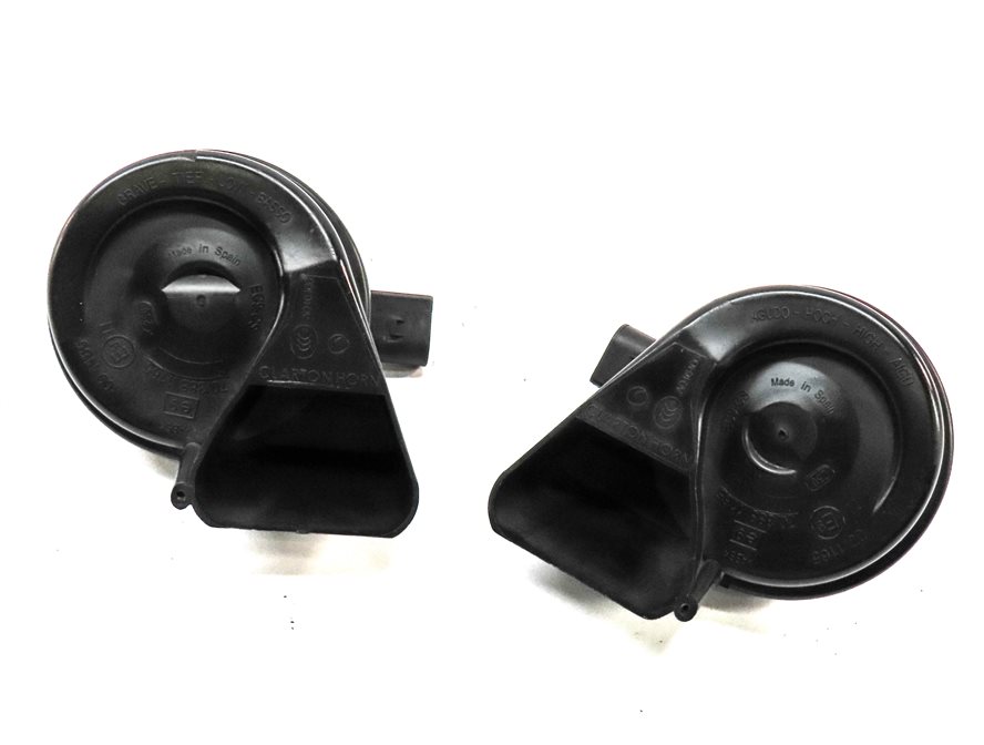 2007-2015 AUDI Q7 R8 (4L 4S) HIGH & LOW TONE NOTE SIGNAL SAFETY HORN SET-2