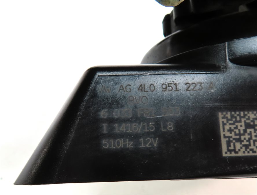 Thumbnail 6: 2007-2015 AUDI Q7 R8 (4L 4S) HIGH & LOW TONE NOTE SIGNAL SAFETY HORN SET-2