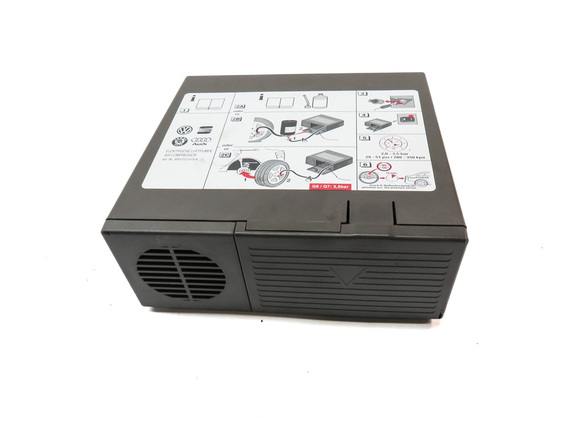 Thumbnail 4: 2015 AUDI Q7 PRESTIGE (4L) EMERGENCY ROADSIDE SPARE TIRE AIR PUMP COMPRESSOR KIT