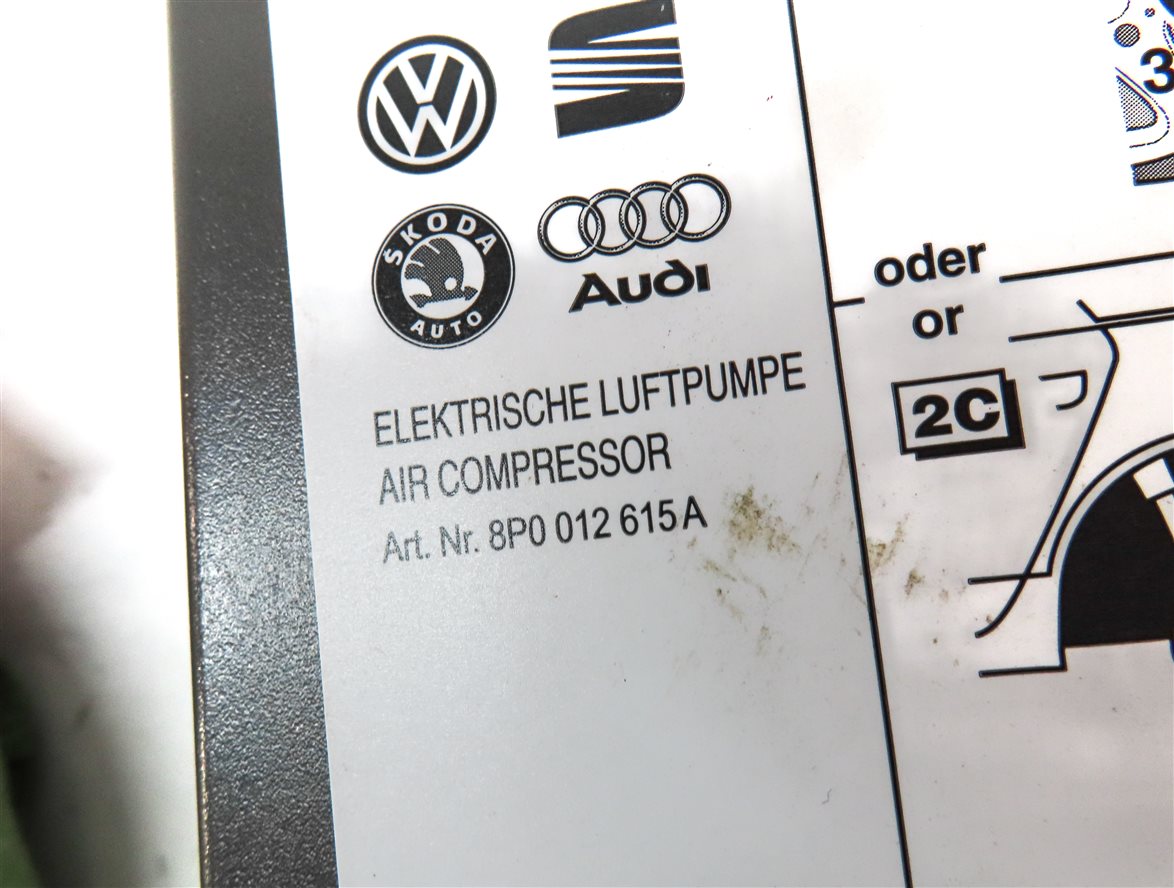 Thumbnail 5: 2015 AUDI Q7 PRESTIGE (4L) EMERGENCY ROADSIDE SPARE TIRE AIR PUMP COMPRESSOR KIT