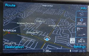 2013-2015 AUDI Q7 (4L) RADIO STEREO FRONT 7" INFORMATION MEDIA DISPLAY SCREEN