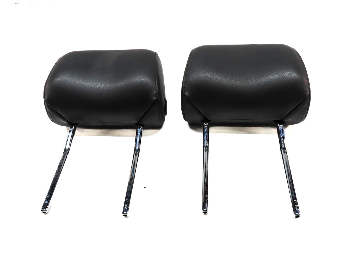 Thumbnail 2: 2008-2015 AUDI Q7 (4L) FRONT LEFT & RIGHT SEAT HEADREST HEAD REST SET-2 (BLACK)