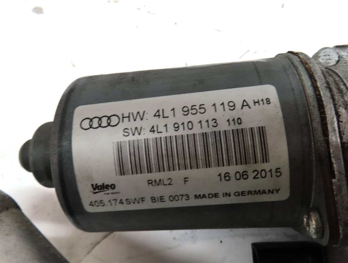Thumbnail 7: 2007-2015 AUDI Q7 (4L) FRONT WINDSHIELD WIPER MOTOR w/ LINKAGE