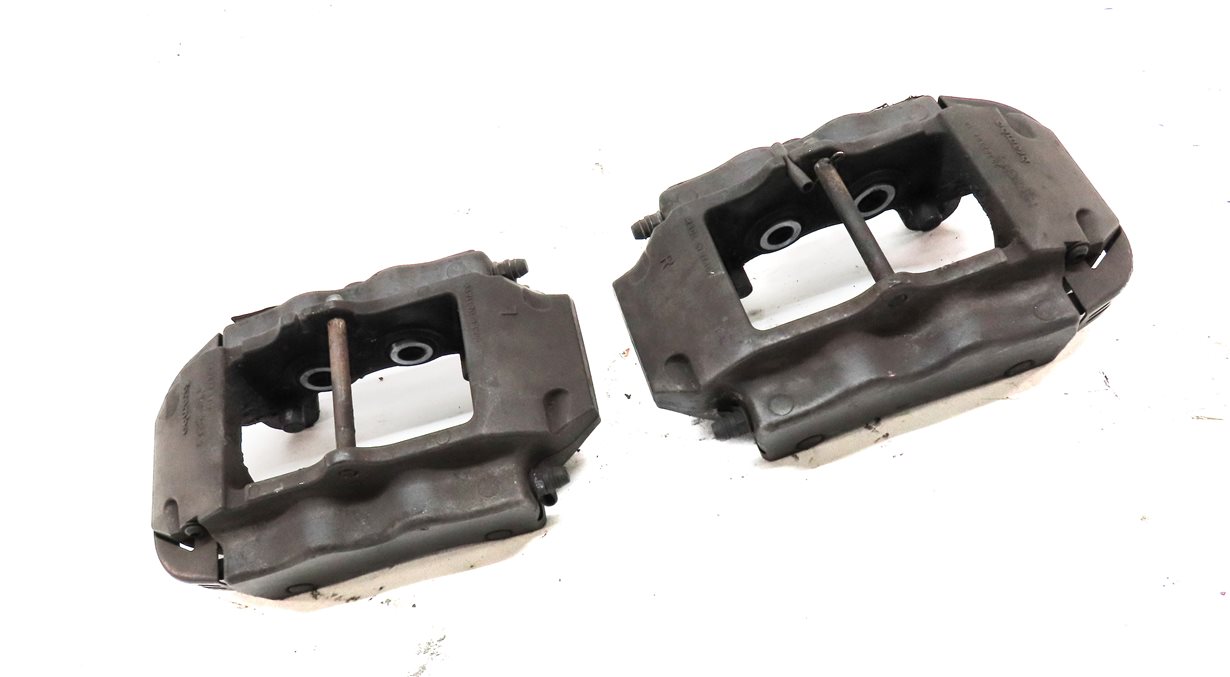 Thumbnail 3: 04-15 VW TOUAREG AUDI Q7 4L REAR LEFT & RIGHT ABS DISC BRAKE CALIPER SET2 BREMBO
