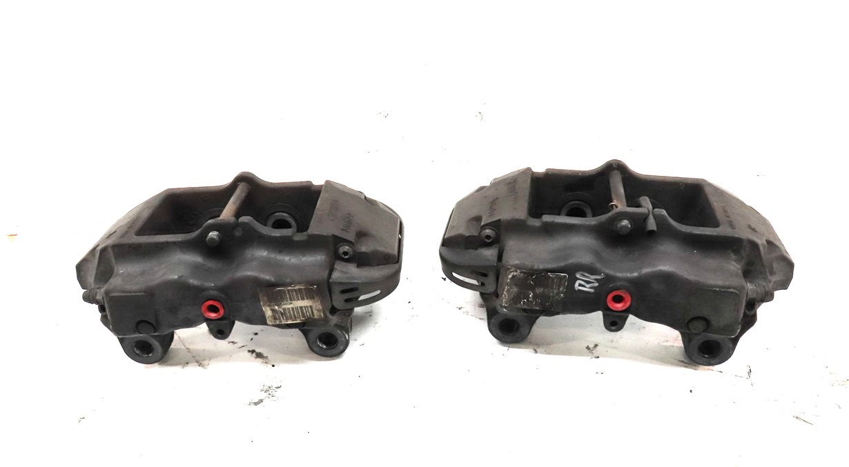 Thumbnail 4: 04-15 VW TOUAREG AUDI Q7 4L REAR LEFT & RIGHT ABS DISC BRAKE CALIPER SET2 BREMBO
