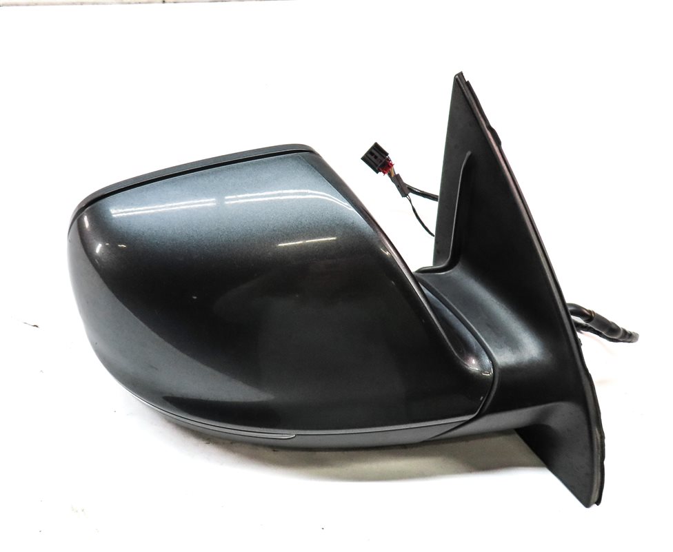 Thumbnail 6: 2013-2015 AUDI Q7 (4L) RIGHT PASSENGER P-FOLD BLIND SPOT DOOR MIRROR (Grey)